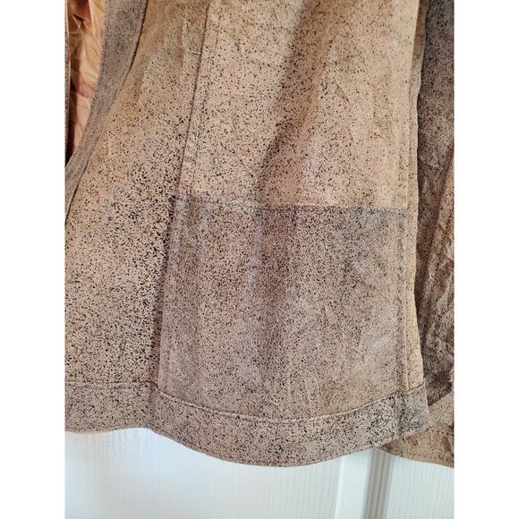 Authentic Unique Reversible Mexican Leather Textured Jacket NWT, Women's Medium - Picture 12 of 16